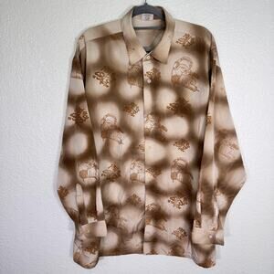 Southpole Shirt Mens XL Hip Hop Graffiti DJ Rapper Velvet Graphic Streetwear Y2K